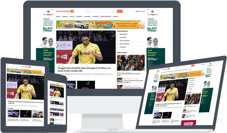 Bloggingpro Tema WordPress Berita
