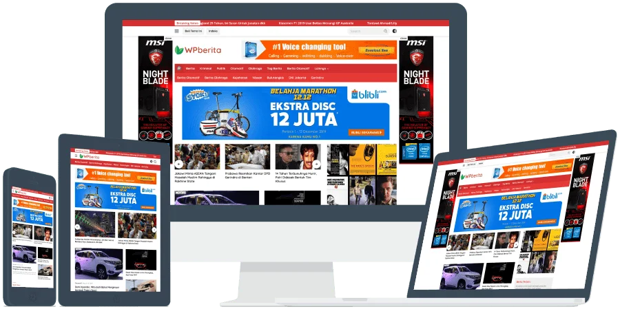  Wpberita WP Theme Terbaik Web Berita